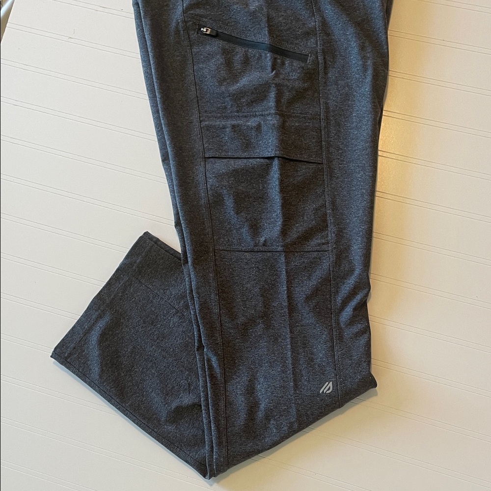 Eddie Bauer Dark Gray Women's Pants XL Straight Leg Zippered Side Pockets - Picture 7 of 9